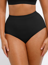 Klassischer Shaping-Slip mit hoher Taille - Schwarz
